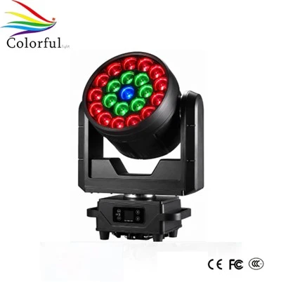 19pcs 40w lebah mata zum bergerak kepala cahaya