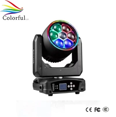 LED 7pcs 40w lebah mata bergerak kepala mencuci kepala