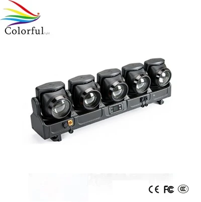 Lampu Kepala Bergerak Tornado LED Kalis Air 5x120W dengan Cincin